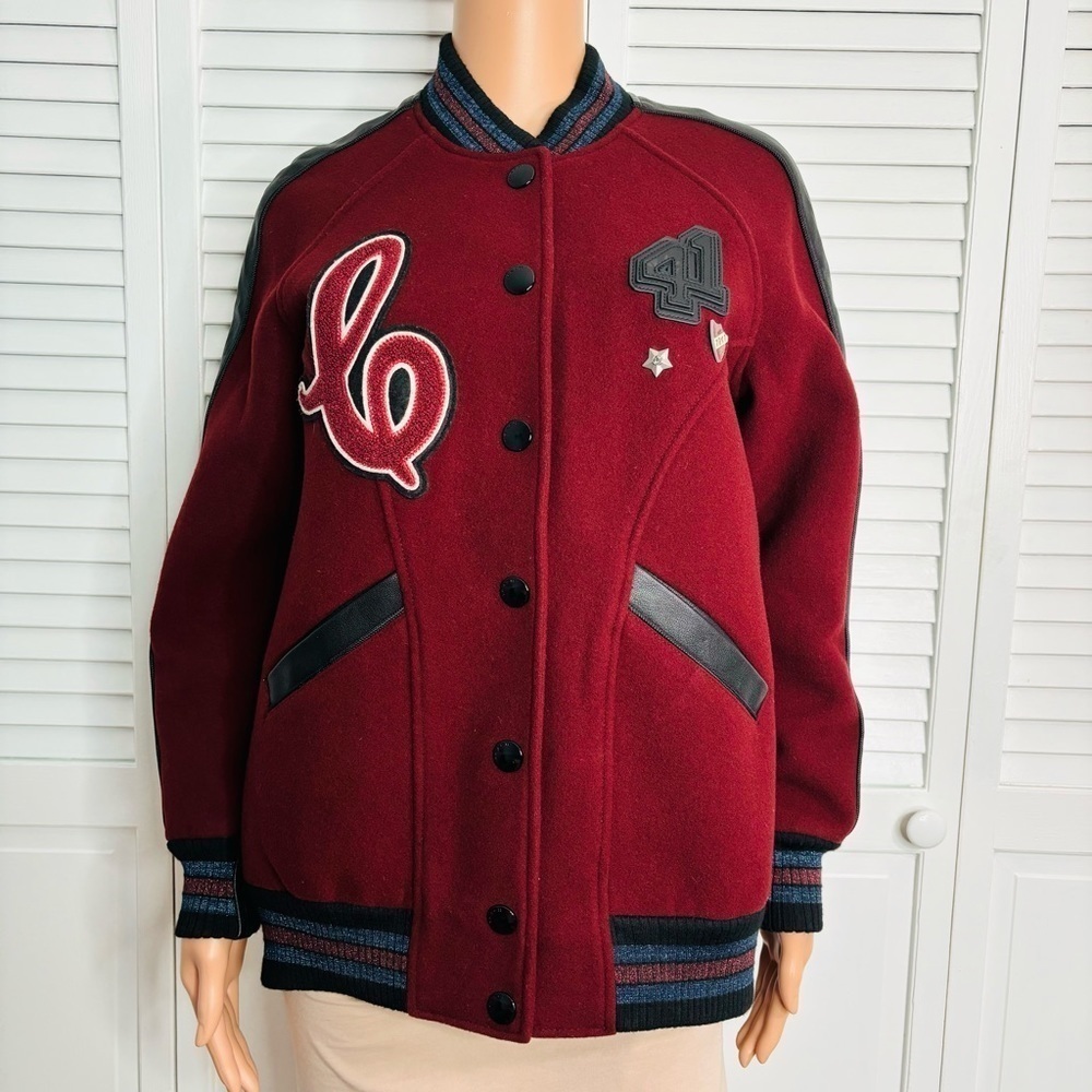 COACH Runway Collection Oversized Varsity Jacket Size XS